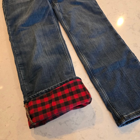 Duluth Trading Co | Women's Flannel Lined Jeans | Size 10x29 - Picture 8 of 10